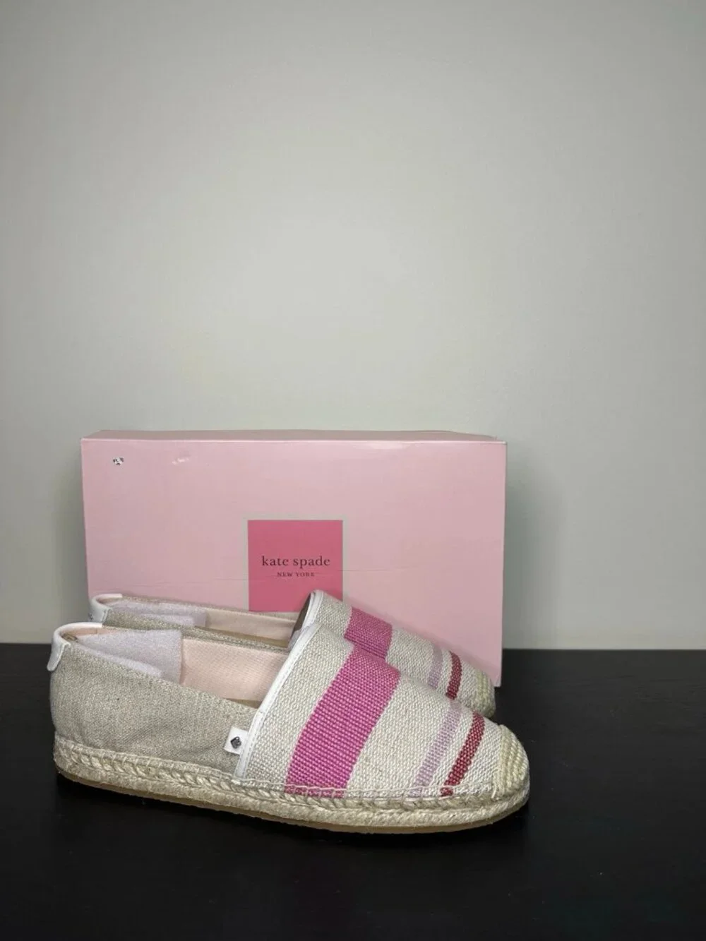 Share Kate Spade New York gramercy espadrille slip-on sneaker 8.5B, PINK MULTI